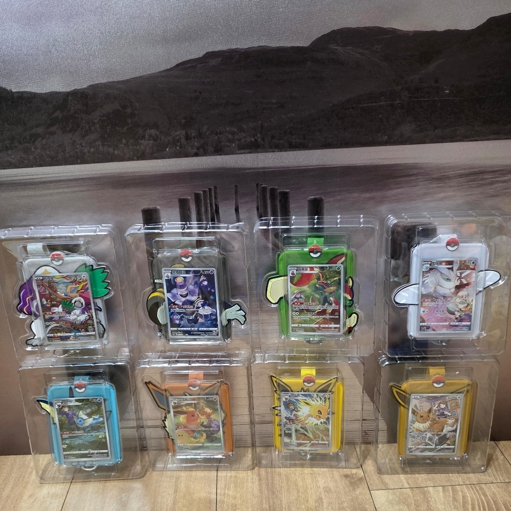 Pokemon Trading Cards Set - Multicolor Full Art Eevee